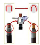 CS-7型電纜削尖器使用效果圖